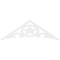 Ekena Millwork Pitch Austin Architectural Grade PVC Gable Pediment, 72"W x 24"H x 1"P (8/12) GPP072X024X100AUS - alternate 3